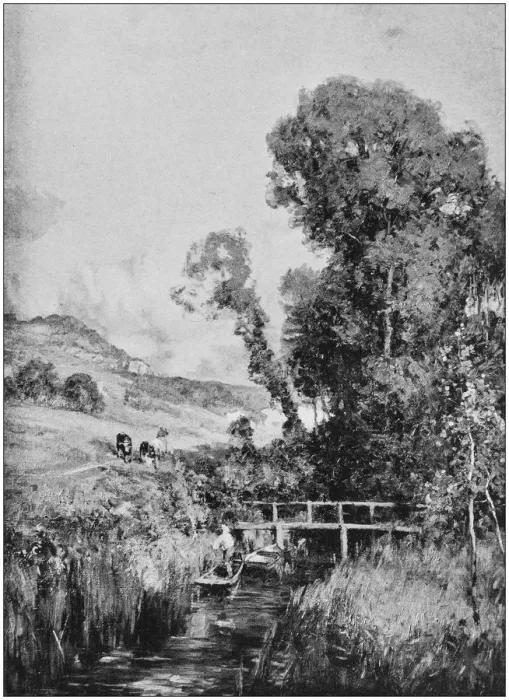 Framed Print : Antique photo of paintings: Landscape Framed Print : Antique photo of paintings: Landscape