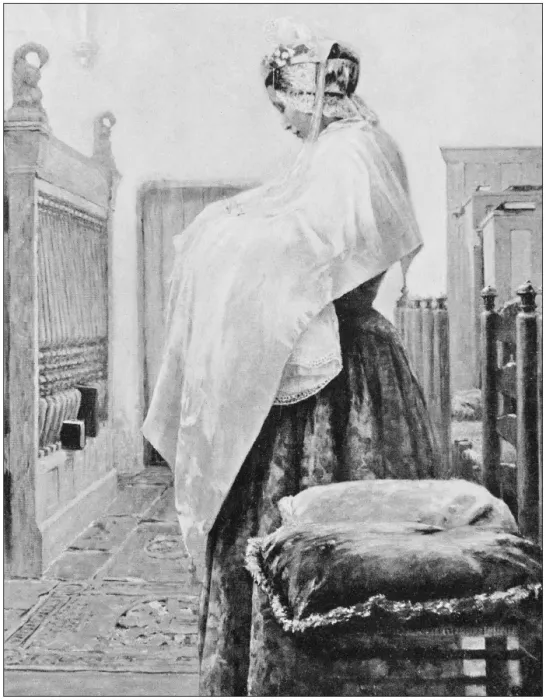Framed Print : Antique photo of paintings: Woman godmother Framed Print : Antique photo of paintings: Woman godmother