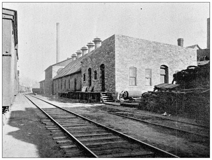 Framed Print : Antique photograph from Lawrence, Kansas, in 1898: Paper mill Framed Print : Antique photograph from Lawrence, Kansas, in 1898: Paper mill