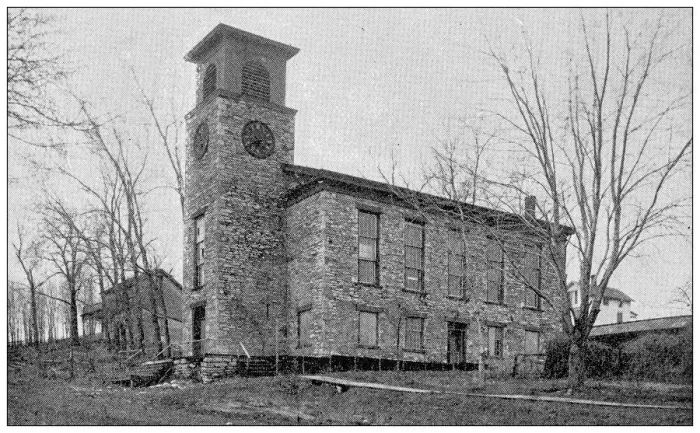 Framed Print : Antique photograph from Lawrence, Kansas, in 1898: Old Unitarian Church Framed Print : Antique photograph from Lawrence, Kansas, in 1898: Old Unitarian Church