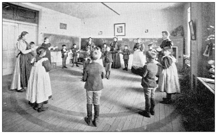 Framed Print : Antique photograph from Lawrence, Kansas, in 1898: Haskell Institute, Kindergarten Framed Print : Antique photograph from Lawrence, Kansas, in 1898: Haskell Institute, Kindergarten