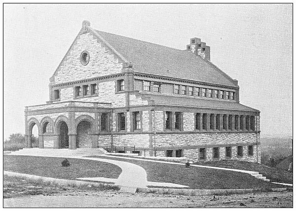 Antique photograph from Lawrence, Kansas, in 1898: University of Kansas, Spooner Library