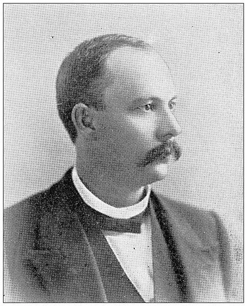 Antique photograph from Lawrence, Kansas, in 1898: Frank P Smith, Superintendent City Schools