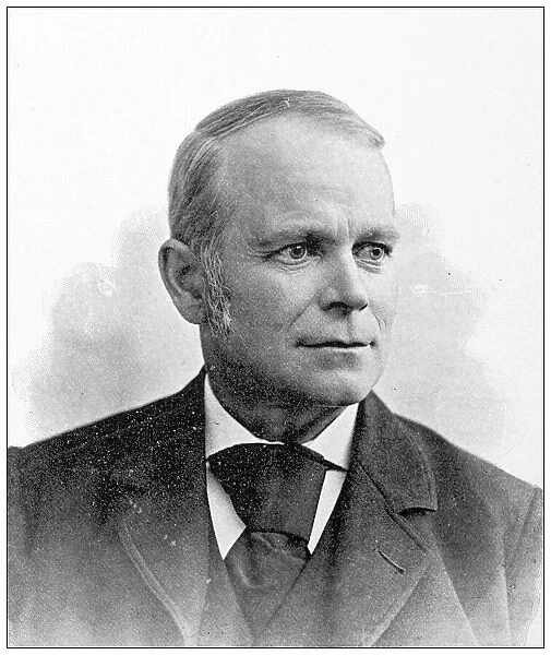 Antique photograph from Lawrence, Kansas, in 1898: Francis Huntington Snow, Chancellor University of Kansas