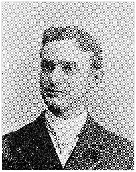 Antique photograph from Lawrence, Kansas, in 1898: Joe F McConnell