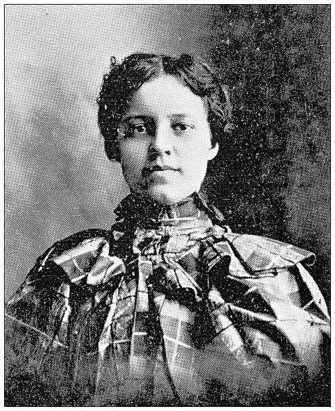 Antique photograph from Lawrence, Kansas, in 1898: Myrtle Elliot