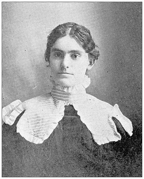 Antique photograph from Lawrence, Kansas, in 1898: Catherine Menett