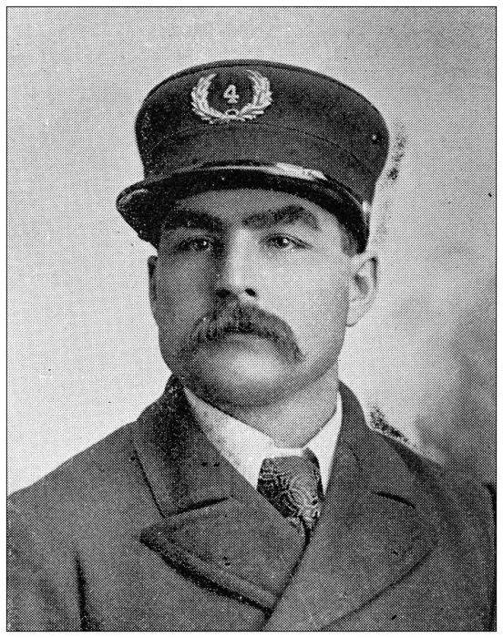 Framed Print : Antique photograph from Lawrence, Kansas, in 1898: Geo. Fisher, Policeman Framed Print : Antique photograph from Lawrence, Kansas, in 1898: Geo. Fisher, Policeman