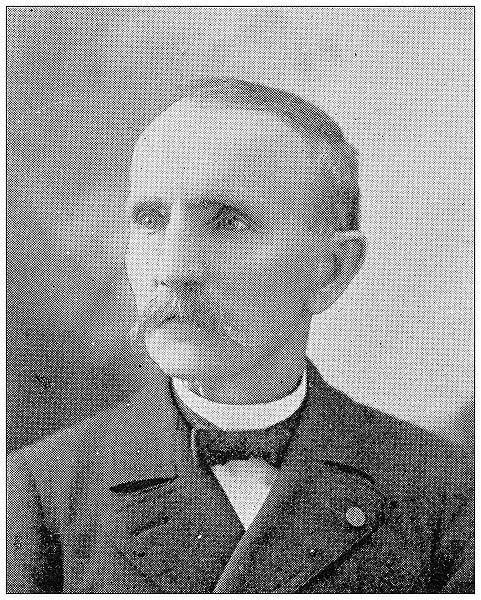 Antique photograph from Lawrence, Kansas, in 1898: A G Honnold, City clerk