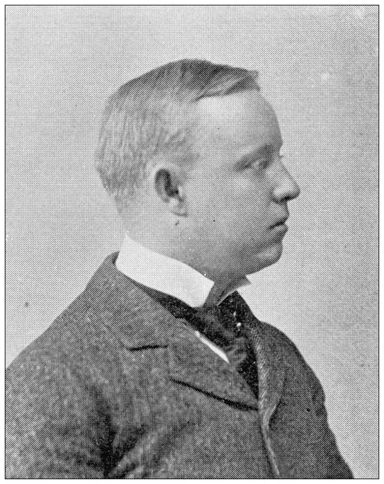 Framed Print : Antique photograph from Lawrence, Kansas, in 1898: Claude I Holliday, Railway mail service Framed Print : Antique photograph from Lawrence, Kansas, in 1898: Claude I Holliday, Railway mail service