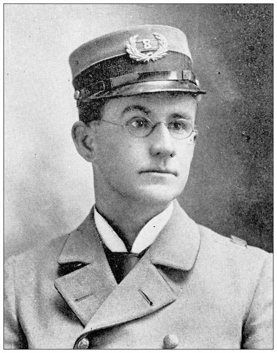 Framed Print : Antique photograph from Lawrence, Kansas, in 1898: Francis McGrade, Letter Carrier
