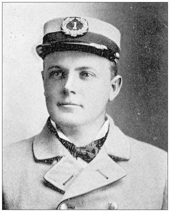 Framed Print : Antique photograph from Lawrence, Kansas, in 1898: W B Brown, Letter Carrier