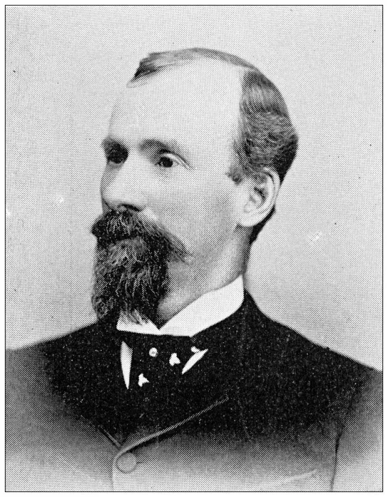 Framed Print : Antique photograph from Lawrence, Kansas, in 1898: Eugene F Goodrich, postmaster Framed Print : Antique photograph from Lawrence, Kansas, in 1898: Eugene F Goodrich, postmaster
