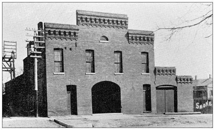 Framed Print : Antique photograph from Lawrence, Kansas, in 1898: Hamlins Livery stable Framed Print : Antique photograph from Lawrence, Kansas, in 1898: Hamlins Livery stable