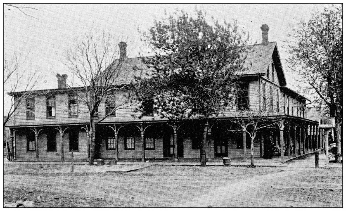 Framed Print : Antique photograph from Lawrence, Kansas, in 1898: Place Hotel Framed Print : Antique photograph from Lawrence, Kansas, in 1898: Place Hotel