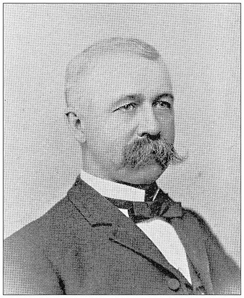 Antique photograph from Lawrence, Kansas, in 1898: Hon A Henley, Representative 14th district