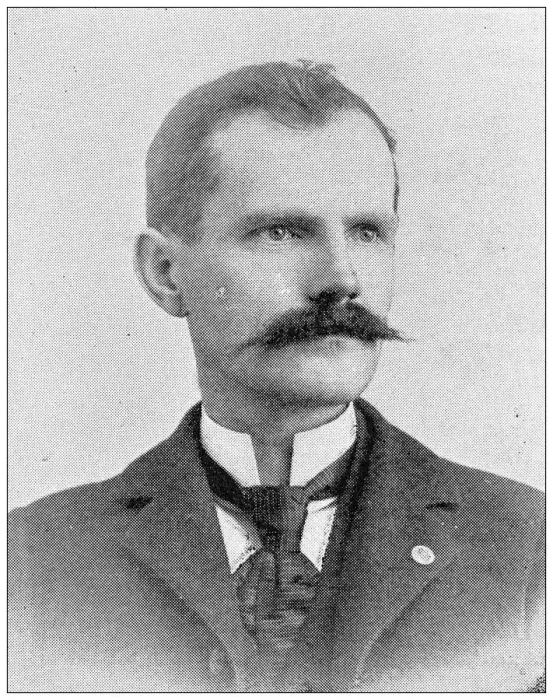 Framed Print : Antique photograph from Lawrence, Kansas, in 1898: Chas H Tucker, Clerk District Court
