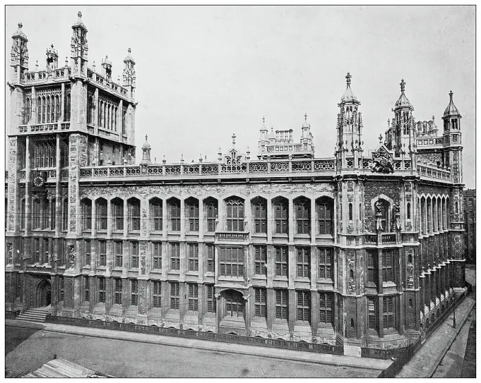 Framed Print : Antique photograph of London: Record Office Framed Print : Antique photograph of London: Record Office