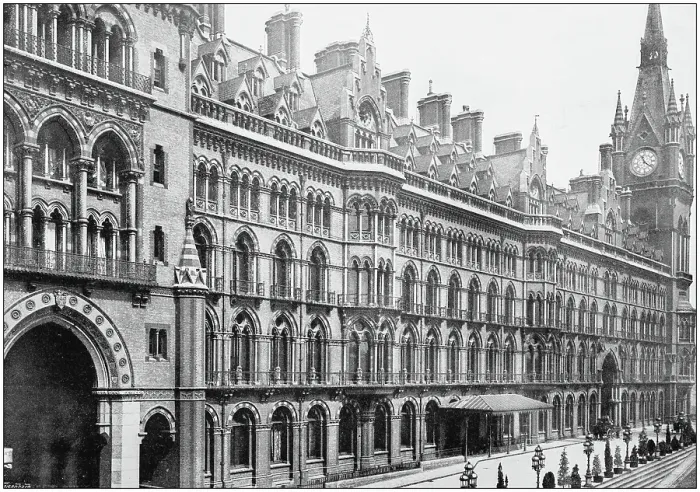 Framed Print : Antique photograph of London: St Pancras