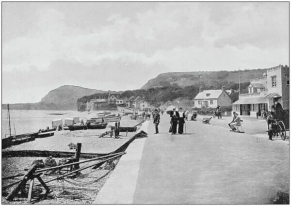 Antique photograph of seaside towns of Great Britain and Ireland: Sidmouth