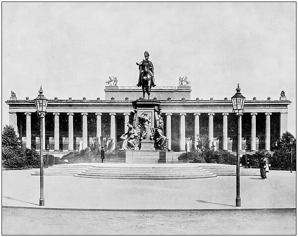 Antique photograph of Worlds famous sites: Royal museum, Berlin, Germany