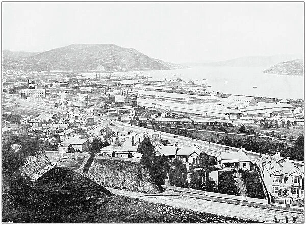 Antique photograph of World's famous sites: Dunedin