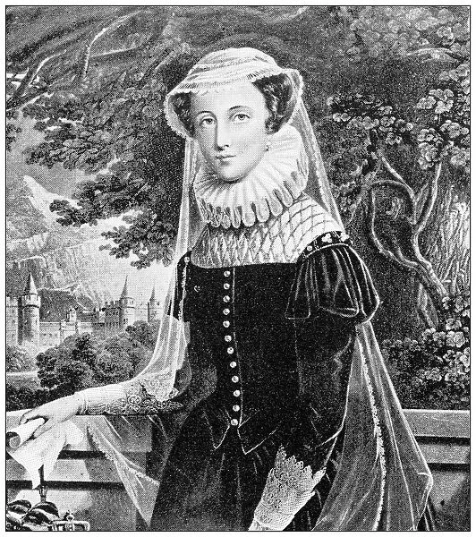 Antique travel photographs of Scotland: Mary, Queen of Scots