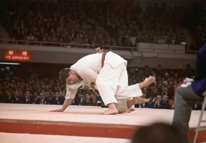 Framed Print : Anton Gessink in Judo Competition