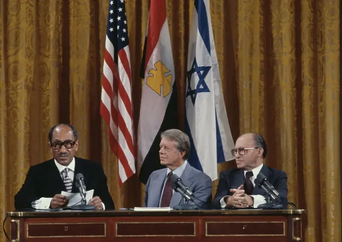 Framed Print : Anwar Al Sadat, Jimmy Carter, Menachem Begin Framed Print : Anwar Al Sadat, Jimmy Carter, Menachem Begin