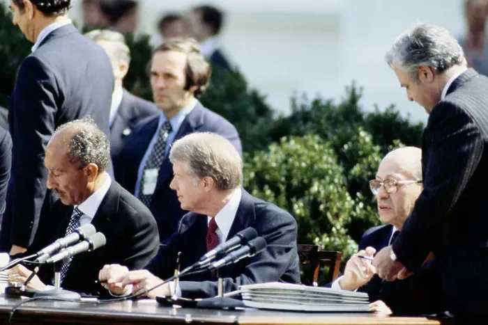 Framed Print : Anwar Sadat, Jimmy Carter, Menachem Begin Framed Print : Anwar Sadat, Jimmy Carter, Menachem Begin