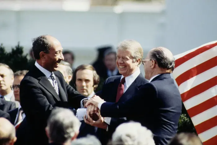 Framed Print : Anwar Sadat, Jimmy Carter, Menachem Begin Framed Print : Anwar Sadat, Jimmy Carter, Menachem Begin