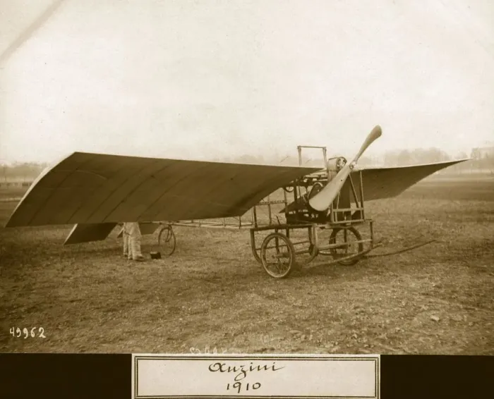 Framed Print : Anzani. November 1909: An Anzani monoplane Framed Print : Anzani. November 1909: An Anzani monoplane