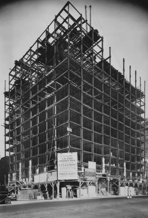 Framed Print : Apartment Block Construction Framed Print : Apartment Block Construction