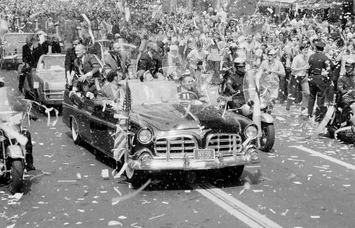 Framed Print : Apollo 11 Astronauts During Parade Framed Print : Apollo 11 Astronauts During Parade