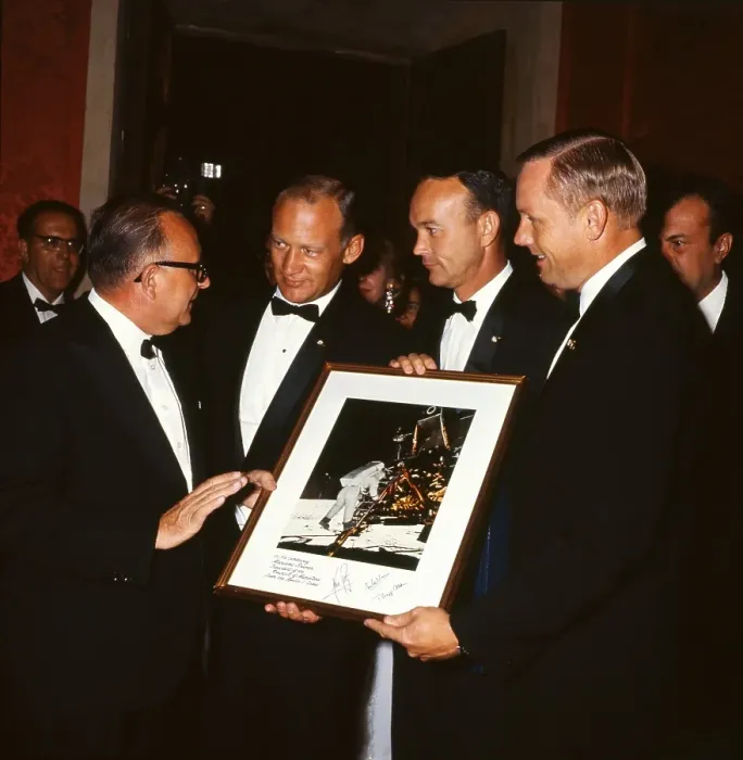 Framed Print : Apollo 11 Astronauts In Rome Framed Print : Apollo 11 Astronauts In Rome
