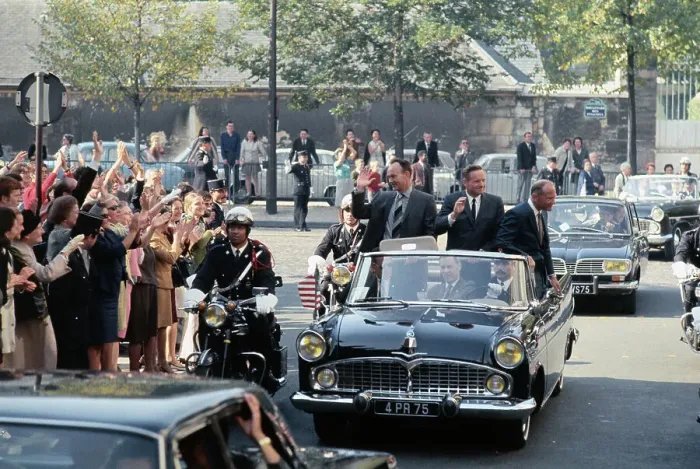 Framed Print : Apollo 11 astronauts Waving to the Crowds of People Framed Print : Apollo 11 astronauts Waving to the Crowds of People