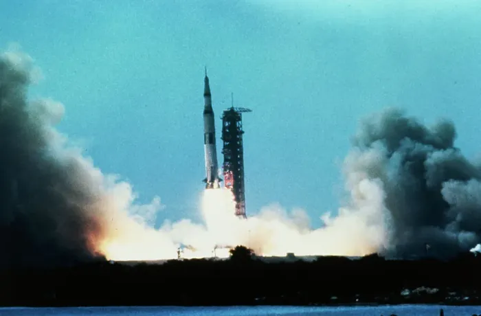 Framed Print : Apollo 11 Blasting Off Framed Print : Apollo 11 Blasting Off