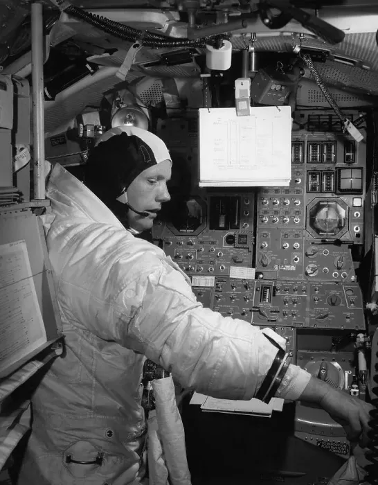 Framed Print : Apollo 11 Neil Armstrong in Training Framed Print : Apollo 11 Neil Armstrong in Training