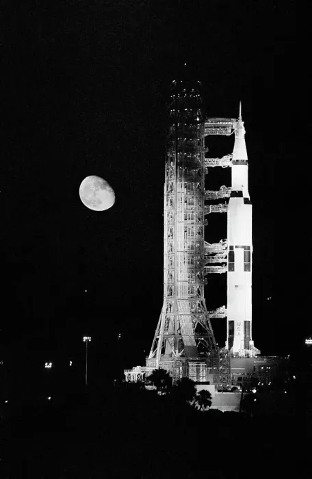 Framed Print : Apollo 11 Spacecraft Ready For Liftoff Framed Print : Apollo 11 Spacecraft Ready For Liftoff