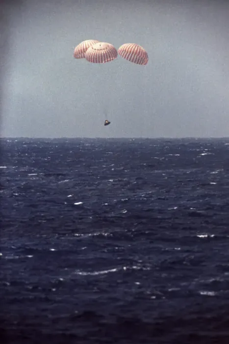 Framed Print : Apollo 12 Lunar Module Falling Towards the Ocean Framed Print : Apollo 12 Lunar Module Falling Towards the Ocean