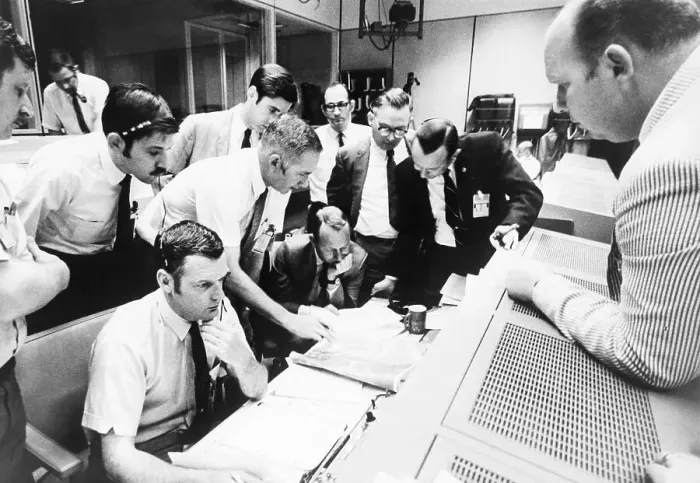 Framed Print : Apollo 13 Flight Controllers Study Map Framed Print : Apollo 13 Flight Controllers Study Map