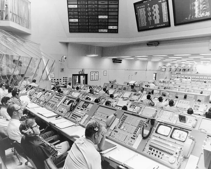 Framed Print : Apollo 17 Launch Control Room Framed Print : Apollo 17 Launch Control Room