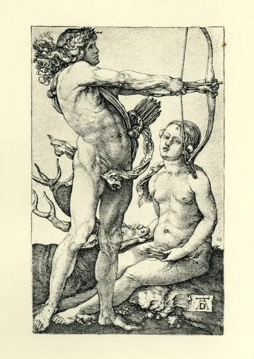 Framed Print : Apollo and Diana Framed Print : Apollo and Diana