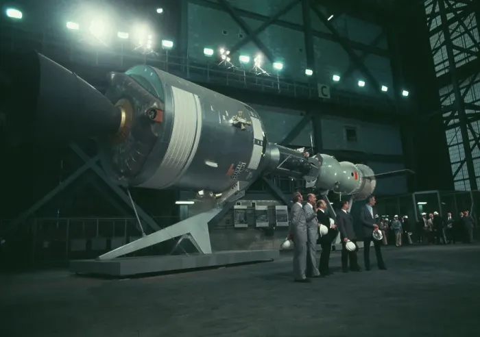 Framed Print : Apollo-Soyuz Crew At Kennedy Space Center Framed Print : Apollo-Soyuz Crew At Kennedy Space Center