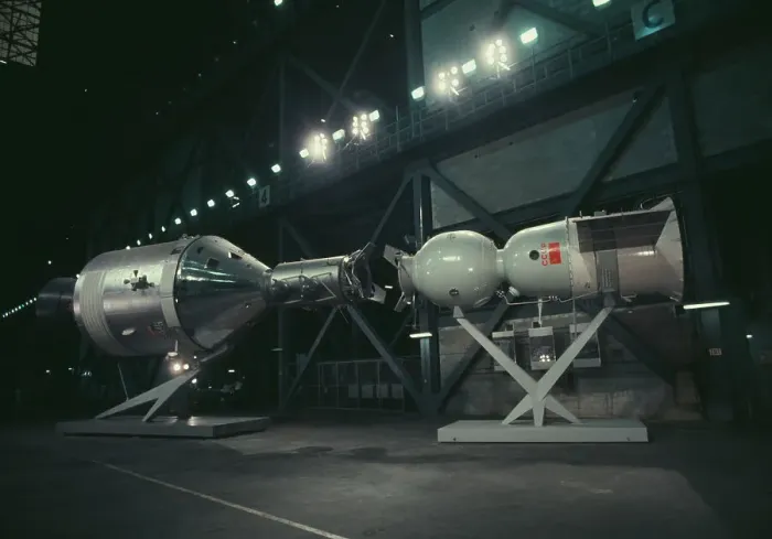 Framed Print : Apollo-Soyuz Mock-Up