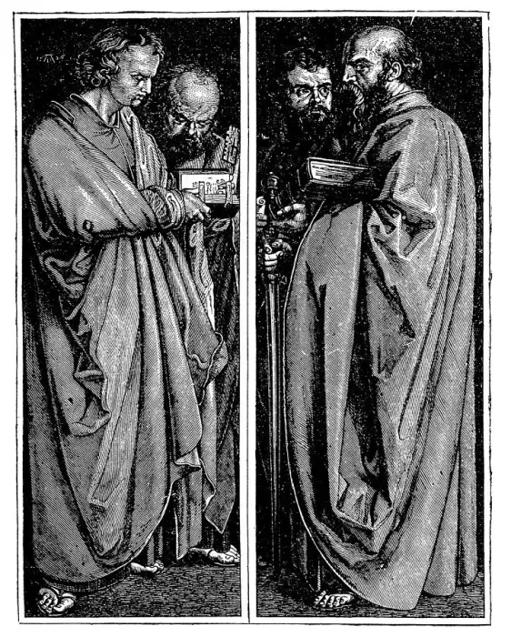 Framed Print : The Four Apostles by Albrecht Durer Framed Print : The Four Apostles by Albrecht Durer