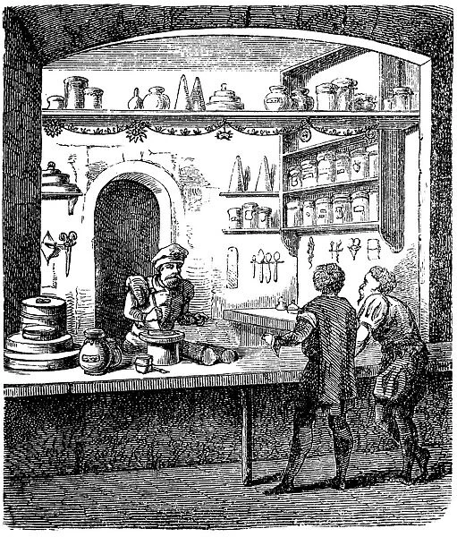 Apothecary shop in the sixteenth century