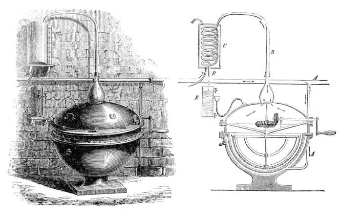 Framed Print : Apparatus for distillation Framed Print : Apparatus for distillation