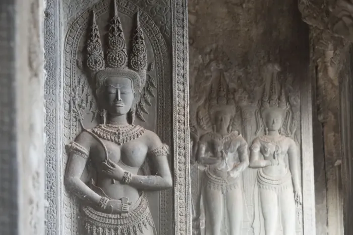 Framed Print : Apsara angle on the wall of Angkor wat, Siem reap, Cambodia Framed Print : Apsara angle on the wall of Angkor wat, Siem reap, Cambodia