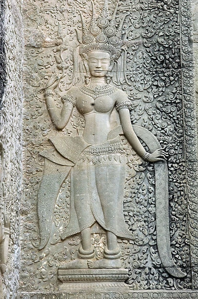 Apsara representation, Angkor Wat